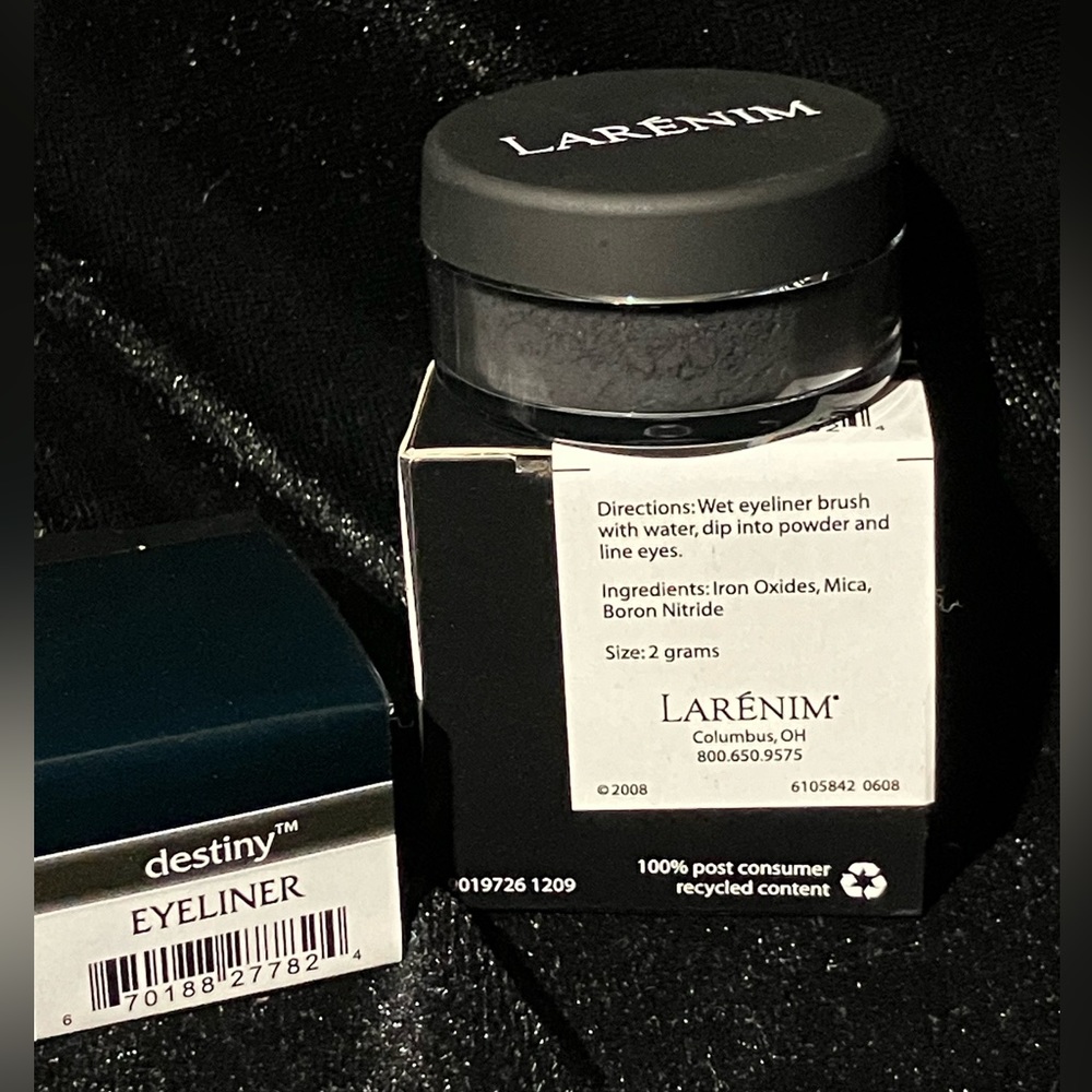 Larenim Destiny Eyeliner Mineral Makeup Loose Powder New Balck